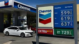 Una gasolinera en Alameda, California, el 23 de marzo del 2026. (AP foto/Terry Chea) Una gasolinera en Alameda, California, el 23 de marzo del 2026. (AP foto/Terry Chea)
