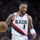 ARCHIVO - Damian Lillard de los Trail Blazers de Portland durante un juego ante los Knicks de Nueva York, el martes 14 de marzo de 2023. (AP Foto/Craig Mitchelldyer)