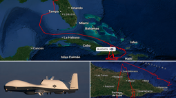 eeuu vuelve a desplegar poderoso dron mq-4c triton en una extensa mision de vigilancia alrededor de cuba