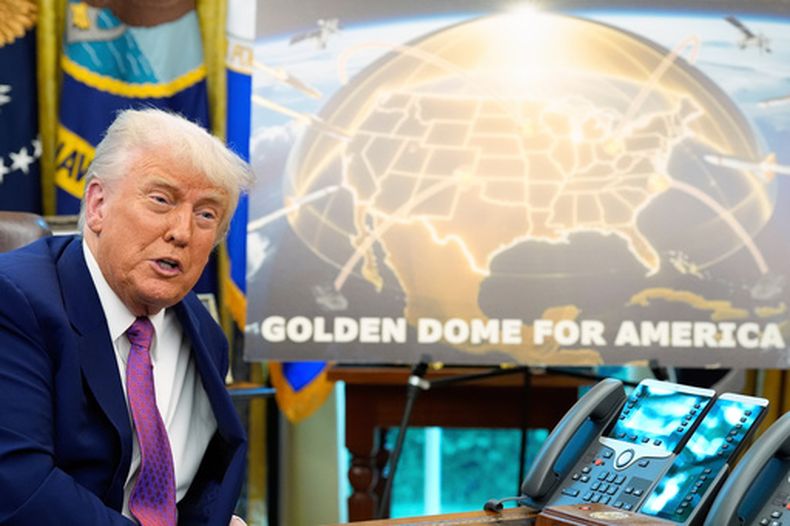 El presidente Donald Trump en la Oficina Oval en la Casa Blanca en Washington, el 20 de mayo del 2025. (AP foto/Alex Brandon)