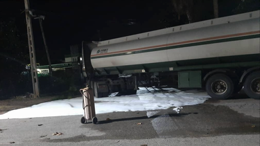 accidente en varadero provoca un peligroso derrame de gasolina