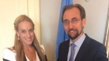 americateve | La esposa del dirigente opositor Leopoldo López aseguró que lo más importante fue que Zeid Ra'ad Al Hussein la había escuchado y que la reunión había sido ?muy humana?