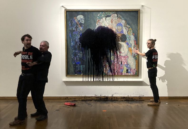 EUR-GEN AUSTRIA-KLIMT-PROTESTA