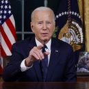 El presidente Joe Biden habla desde el Despacho Oval de la Casa Blanca el jueves 19 de octubre de 2023, en Washington, sobre la guerra en Israel y Ucrania. (Jonathan Ernst/Pool via AP)
