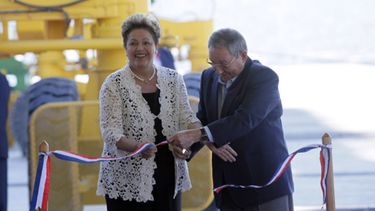 Dilma Rousseff&nbsp; y Raúl Castro inauguraron la ampliación del Puerto del Mariel en enero del 2014.