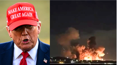 trump publica video de explosion masiva atribuida a ataque en iran sin confirmacion oficial del pentagono