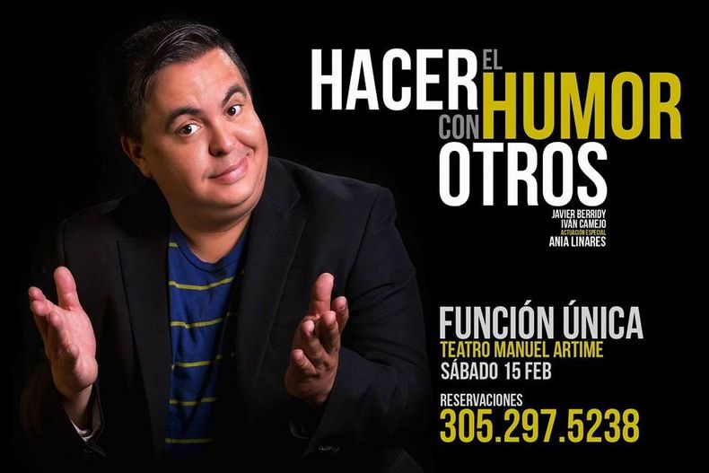 Junto a Carlucho como invitada a la gran cantante cubana Annia Linares Hacer el Humor con otros sube a escena en la semana del amor y la amistad.