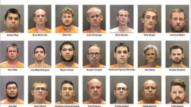 arrestan a 21 depredadores sexuales infantiles en florida: uno trabajo en disney, otro vivia en hialeah