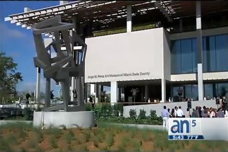 Hoy se inauguró el nuevo museo de arte de Miami, el primer edificio del futuro "Museum Park".