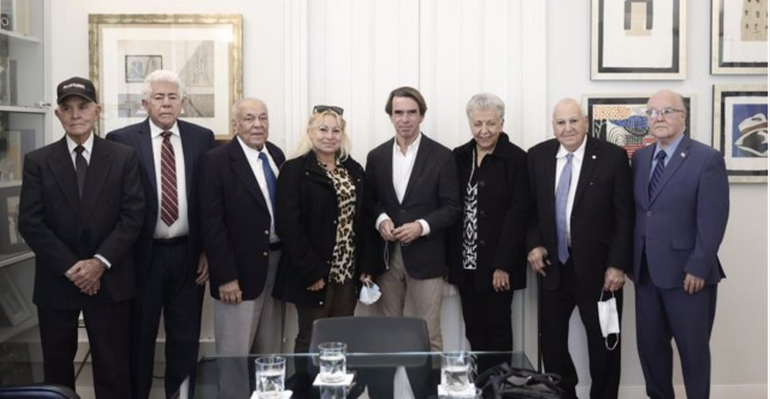 Casado, Arrimadas y Aznar se reúnen con los Plantados, ejemplo de lucha contra la tiranía en Cuba