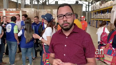 exclusiva: america noticias viaja hacia cucuta  junto a avion militar de eeuu con mas ayuda para venezuela