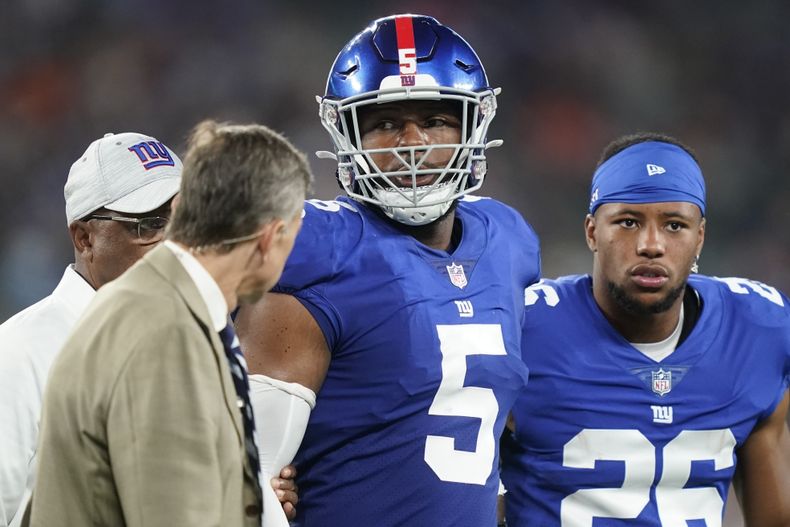 DEP-NFL GIANTS-THIBODEAUX