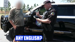 video: camionero cubano pierde su licencia por no hablar ingles: crece control en carreteras