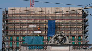 El consulado estadounidense en construcción en Milán, Italia, el 8 de junio del 2026. (AP foto/Antonio Calanni)