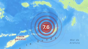 sismo de magnitud 7,6 dana edificios en indonesia