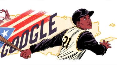 google honra a roberto clemente con un doodle