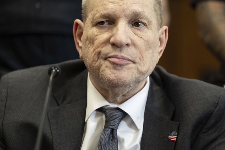 Harvey Weinstein en el tribunal de Manhattan para un nuevo juicio, el viernes 6 de junio de 2025, en Nueva York. (AP Foto/Yuki Iwamura)