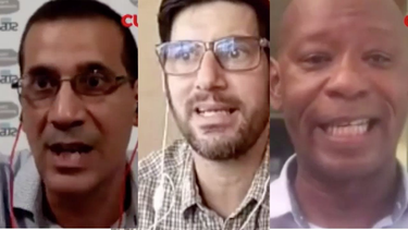 un grupo de opositores cubanos se manifestaron en contra de las nuevas medidas de la administracion trump hacia la dictadura cubana