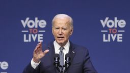 El presidente estadounidense Joe Biden en un evento en North Las Vegas, Nevada, el 16 de julio del 2024. (Foto AP/Ronda Churchill)