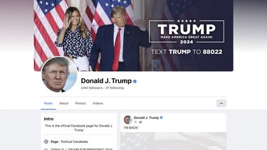 trump vuelve a usar facebook mas de dos anos despues