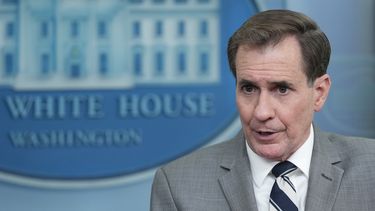 John Kirby, portavoz del Consejo de Seguridad Nacional de la Casa Blanca, en la Casa Blanca en Washington, el 20 de abril de 2023.. (Foto AP /Susan Walsh)