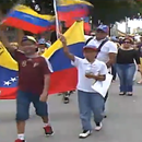 Venezolanos en Miami en desacuerdo con Maduro