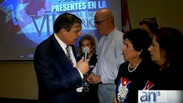 exiliados cubanos participan previo a los incidentes en cumbre de panama