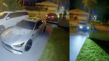 captado en camara el robo de un mercedes benz de lujo de una casa de westchester