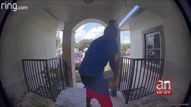 un ladron robo paquetes de una misma vivienda en el noreste de miami durante dos dias consecutivos