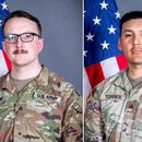 Esta foto combinada sin fecha, creada con imágenes publicadas por la Guardia Nacional de Iowa, muestra a los sargentos William Nathaniel Howard (izquierda) y Edgar Brian Torres Tovar. (Guardia Nacional de Iowa vía AP)