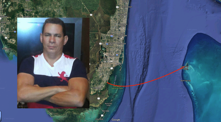 Desaparece un cubano de Miami mientras navegaba en su bote desde la isla de Bimini