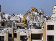 escombros de gaza se convierten en fuente de ingresos