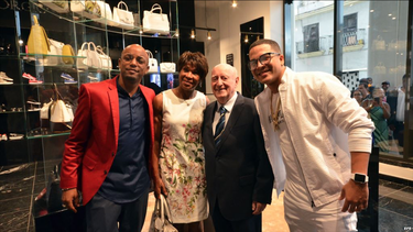 en medio de la escasez, giorgio gucci inaugura su exclusiva tienda en la habana
