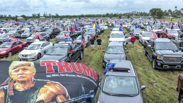 caravana de apoyo a reeleccion de trump reune a miles de personas en miami