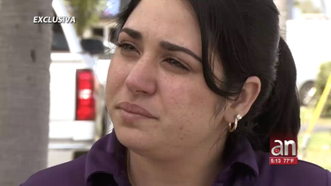 joven madre cubana, residente en miami,  casi pierde la vida durante el tornado que azoto la habana