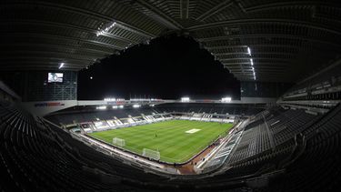 ARCHIVO - Vista general del estadio St James Park de Newcastle previo al partido contra Wolves en la Liga Premier, el domingo 27 de febrero de 2021. (Alex Pantling/Pool vía AP)