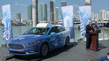 carros ford sin choferes transitaran por todo miami