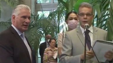 diaz-canel para al periodista froilan arencibia: lis cuesta no es primera dama