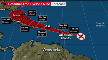 nueva perturbacion tiene altas posibilidades de convertirse en tormenta tropical