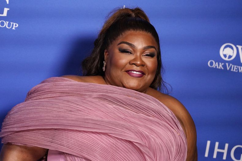 DaVine Joy Randolph posa en la sala de prensa de la 35a edición anual del Festival de Internacional de Cine de Palm Springs el 4 de enero de 2024, en Palm Springs, California. (Foto Jordan Strauss/Invision/AP)