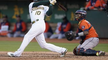 Pinder y Montas impulsan triunfo de Atléticos sobre Astros