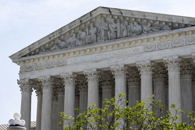 ARCHIVO - El edificio de la Corte Suprema, el 26 de junio de 2024, en Washington. (AP Foto/Alex Brandon, Archivo)