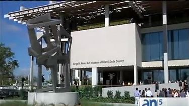americateve | Hoy se inauguró el nuevo museo de arte de Miami, el primer edificio del futuro "Museum Park".