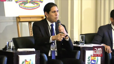 fuerte apoyo en el primer acto del gobierno de juan guaido en la platea internacional