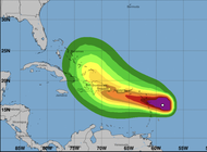la tormenta tropical fiona comienza azotar el caribe