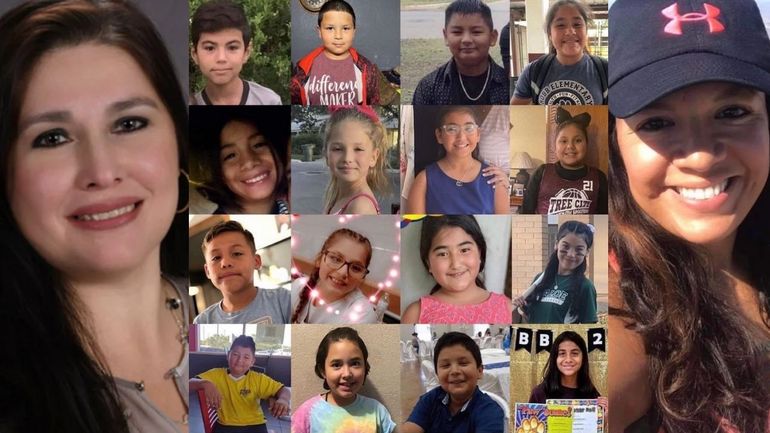 Niños y maestros : identifican a algunas de las víctimas del tiroteo escolar en Texas