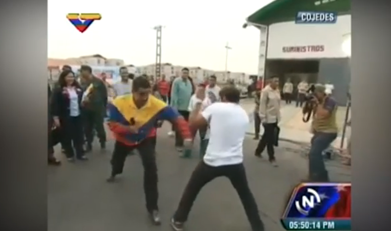Maduro pelea calle