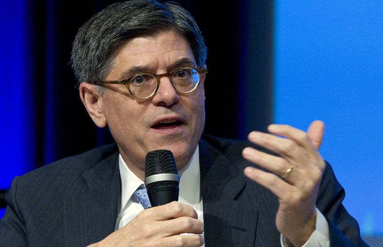 El entonces secretario del Tesoro de EEUU Jacob Lew en Washington el 7 de octubre de 2016. (Foto AP /Jose Luis Magana)
