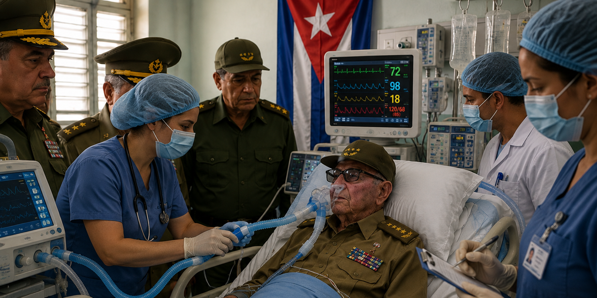 Reportan que Raúl Castro está gravemente enfermo y recibe asistencia para mantenerlo con vida