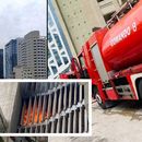 Voraz incendio en icónico edificio frente al malecón de La Habana